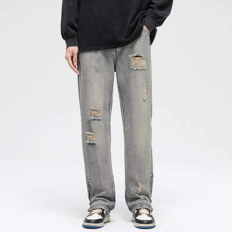 POINTLIMIT Jeans Unisex Vintage Denim-5