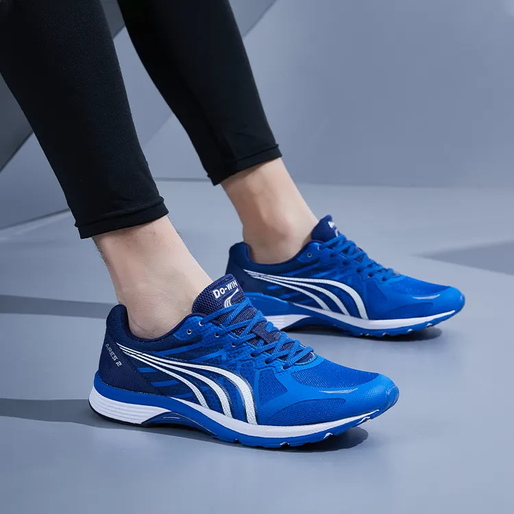 DO-WIN Warlord Ii Cushioning Anti-Slip And Wear-Resistant Low-Top Running Shoes Unisex Royal Blue-8