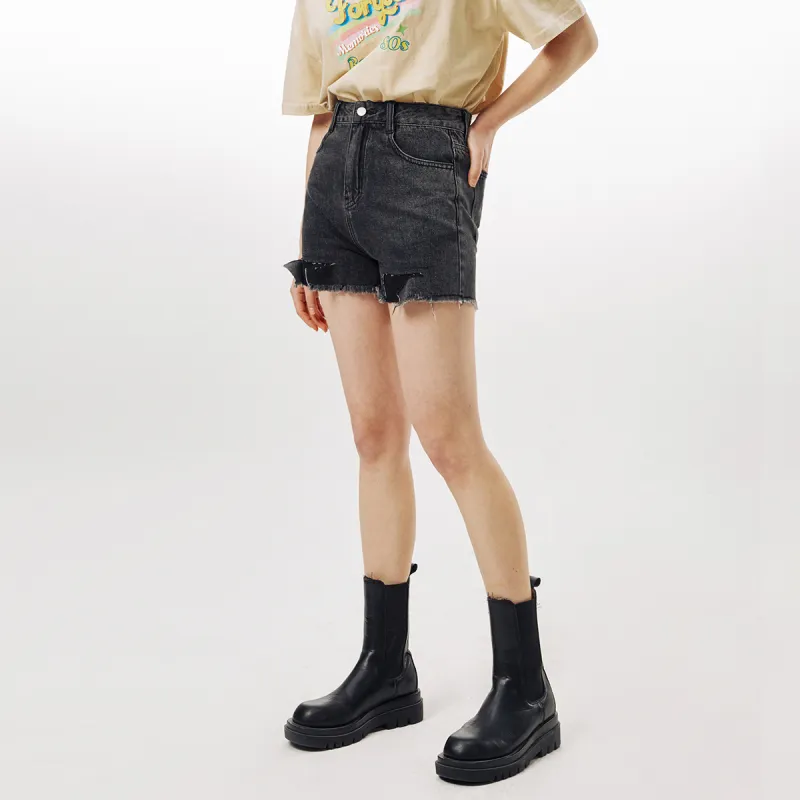 I'M ONE Denim Shorts Women's Denim Black-2