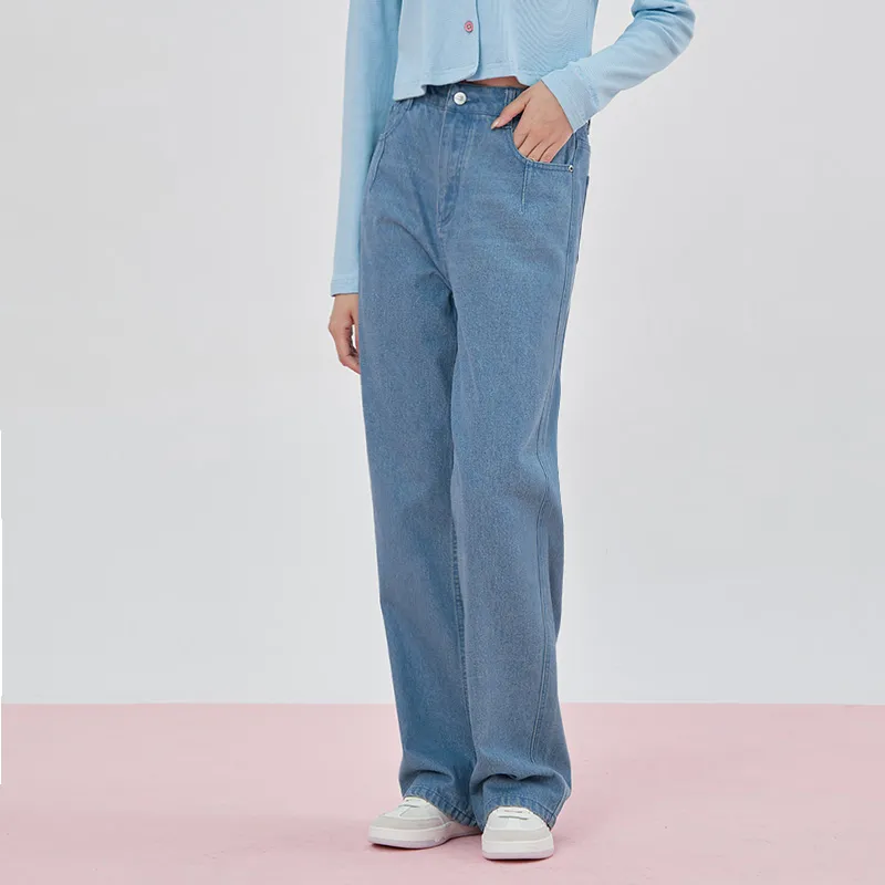 Pink Pineapple FW22 Jeans Women's Denim Blue-2