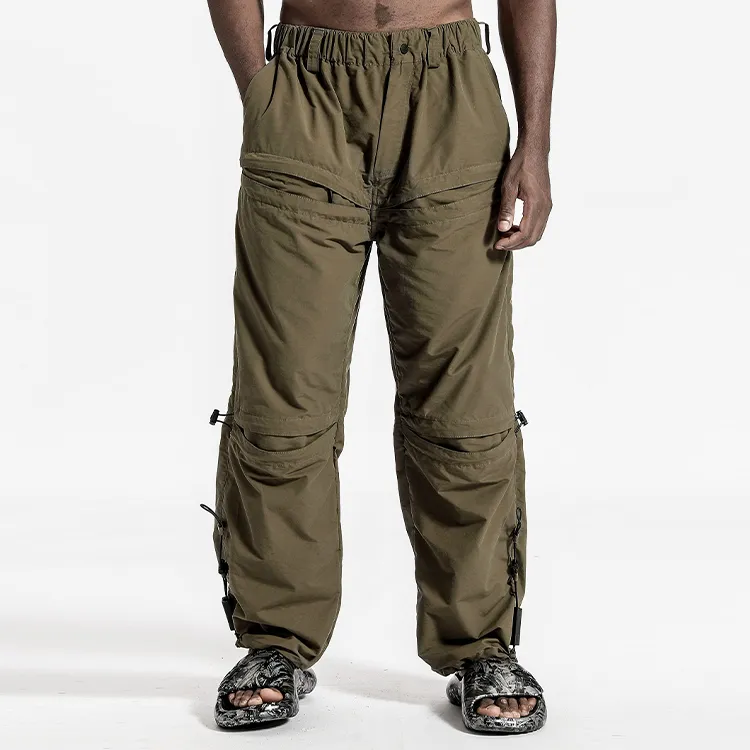 NORVINCY Western Trendy Deconstructed Style Knitted Sweatpants Unisex-9