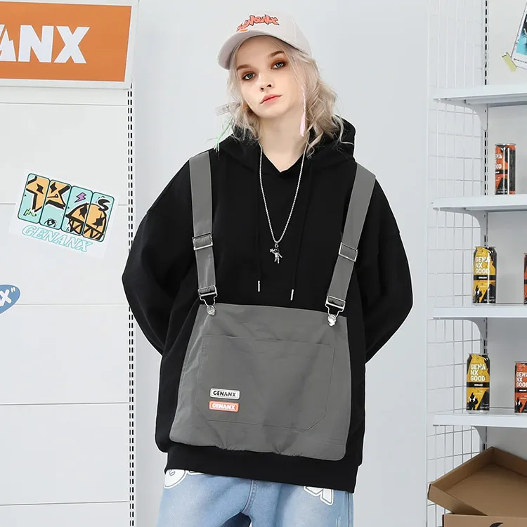 GENANX Sweatshirts Unisex Black-3