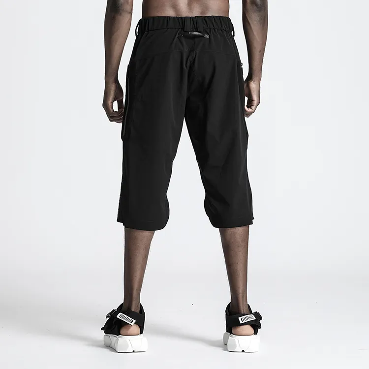 NORVINCY Urban Techwear Zip Pocket Knitted Sweatpants Unisex-2