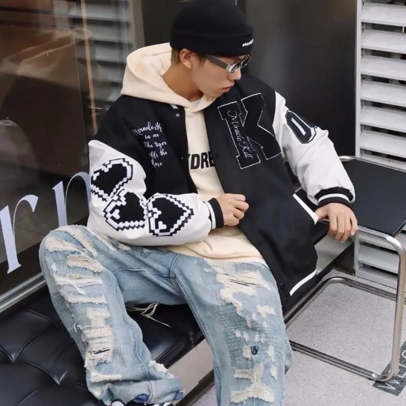 MIRACLE KILL Baseball Jacket Fall And Winter Unisex-18
