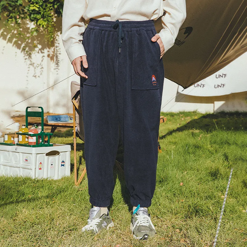 WAYNEXZAVIER Thickened Casual Pants Men's-2