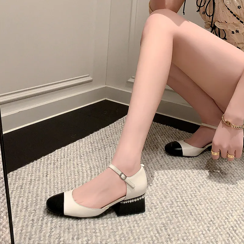 Naiyee Block Heel High Heels 5cm Women's-5