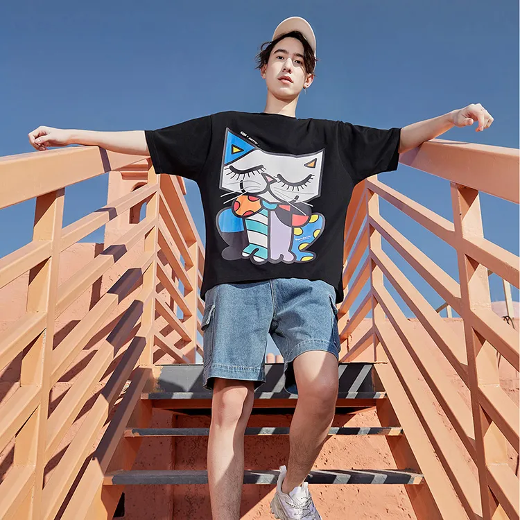 Kappa x Britto Drop Shoulder Sleeve T Shirt Unisex-11