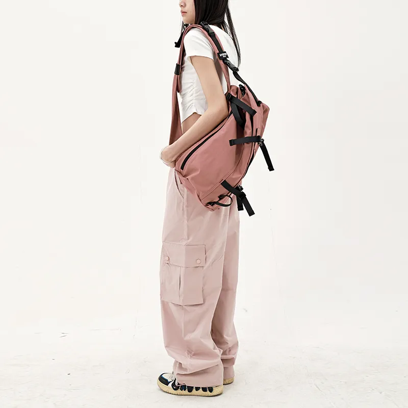 MYEDITION Messenger Bag, Gym Bag, Handbag, Shoulder Bag, Crossbody Bag, Outdoor Bag Nylon Fabric Multicolor Unisex-22