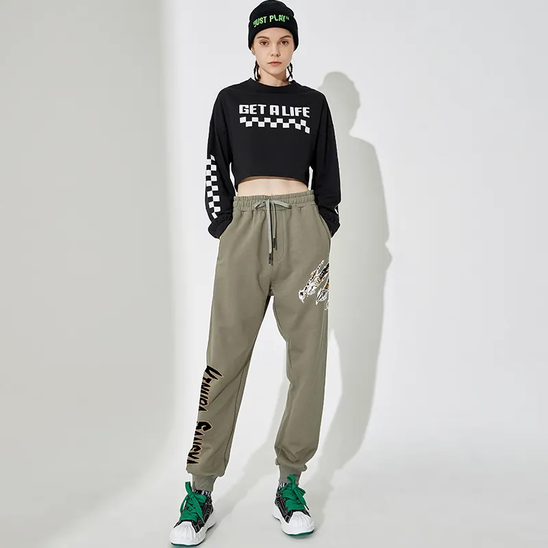 SANSYAS HONGLIANZHIMENG Jogger Casual Pants Unisex Black-8