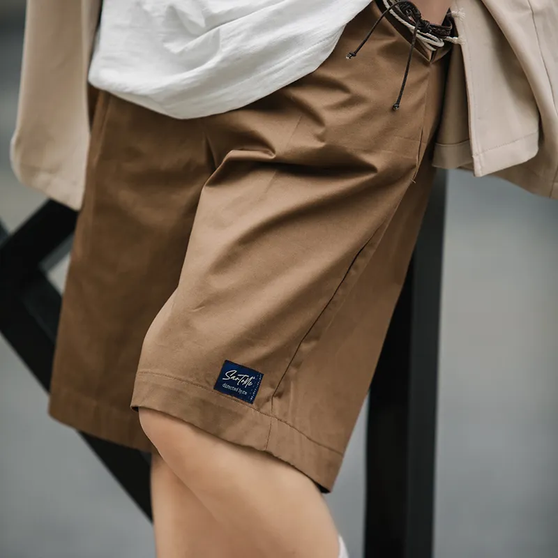 Saotome Casual Shorts Unisex Brown-3