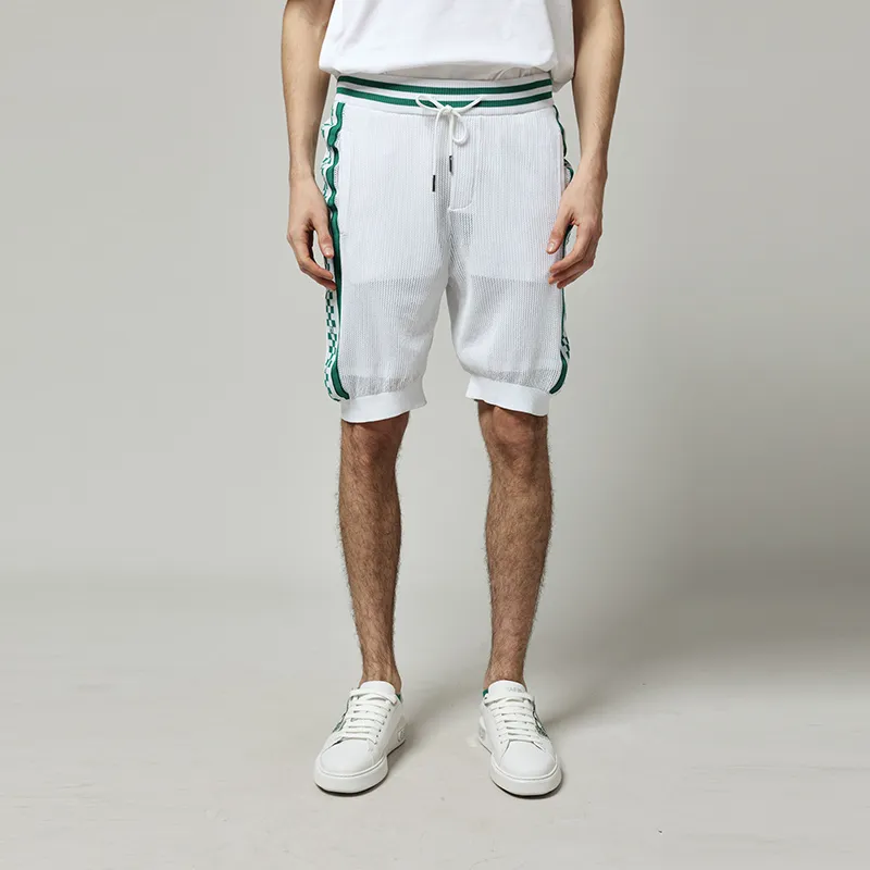 RARE Knitted Shorts Men's White-3