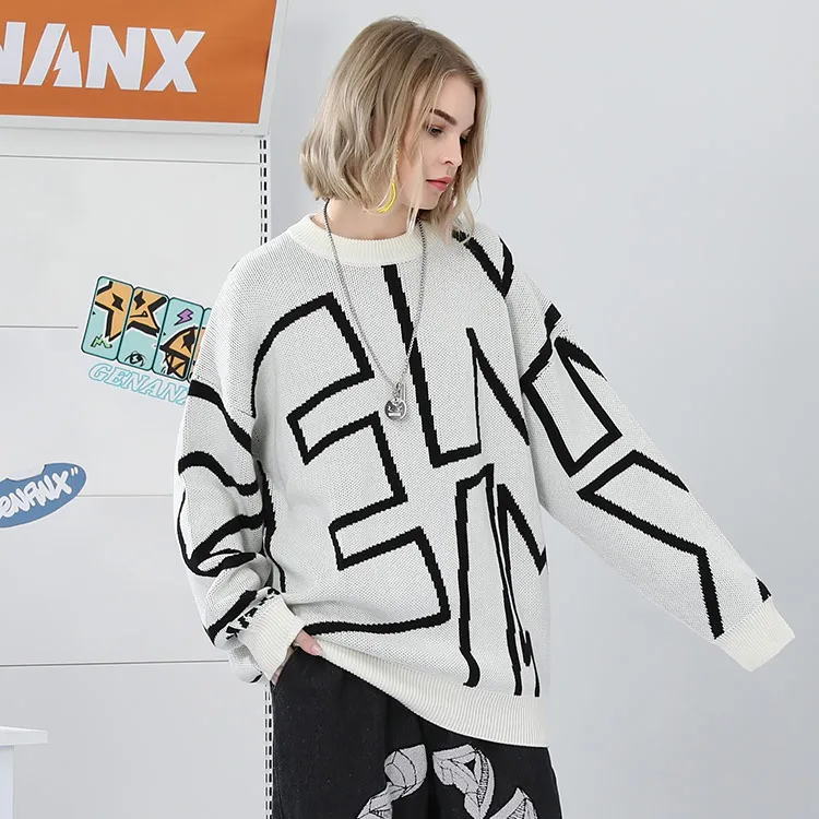 GENANX Sweaters Unisex-6