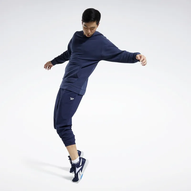 Reebok Knitted Sweatpants Men Navy Blue-2