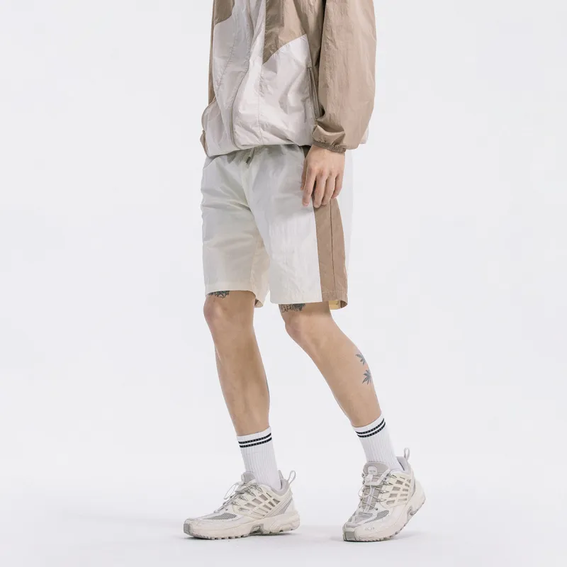 ENSHADOWER Casual Shorts Unisex Light Coffee-4