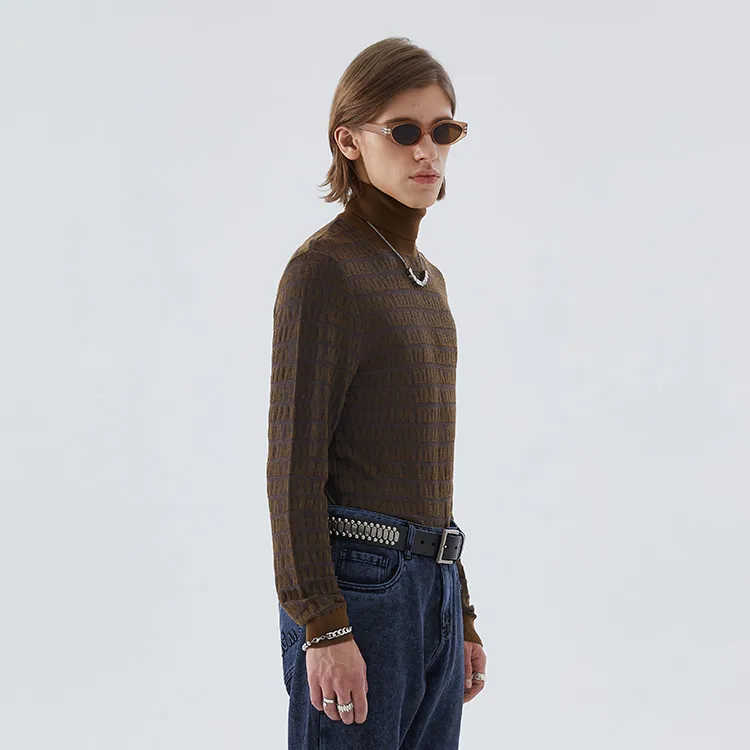DAVID NAMAN Sweaters Men Camel-3