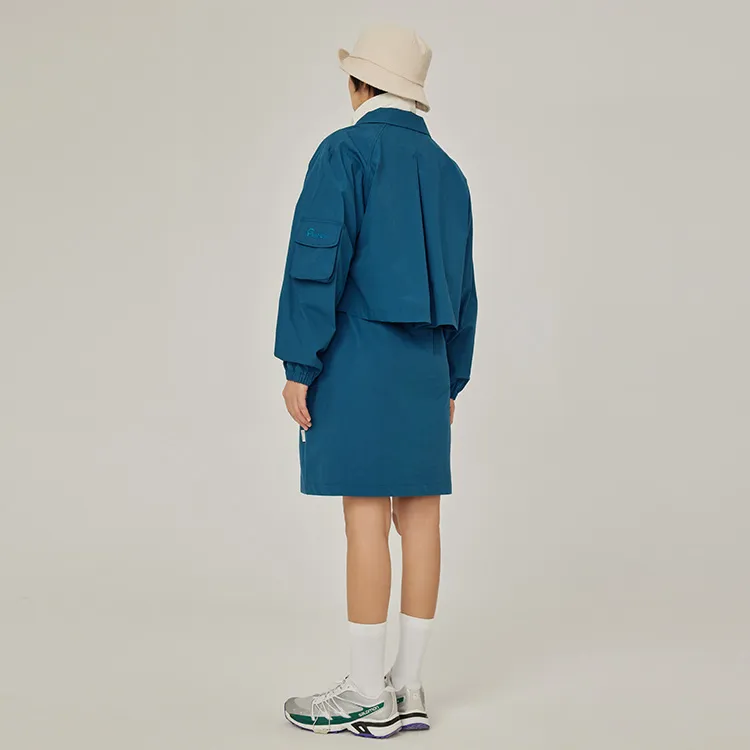 Penfield Cropped Coats Women's Peacock Blue-2