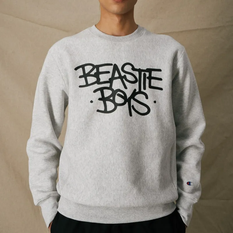 Champion X Beastie Boys X Eric Haze Reverse Weave Crewneck Sweatshirt-6
