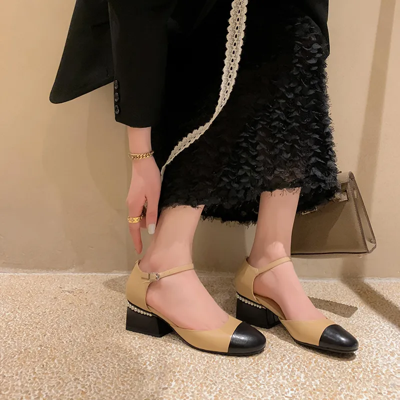 Naiyee Block Heel High Heels 5cm Women's-9
