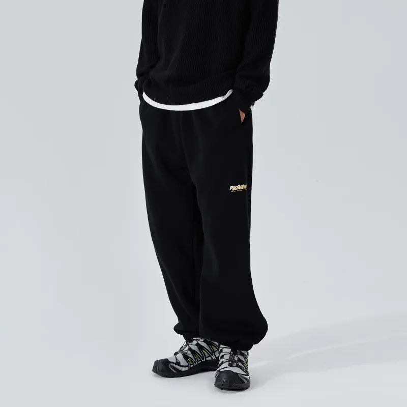 PSO Brand Casual Pants Men's Black-4