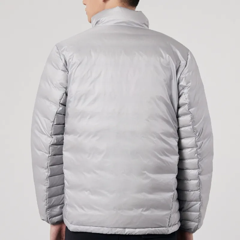 CAT FW22 Solid Color Stand Collar Fitted Cropped Down Jacket Unisex-19