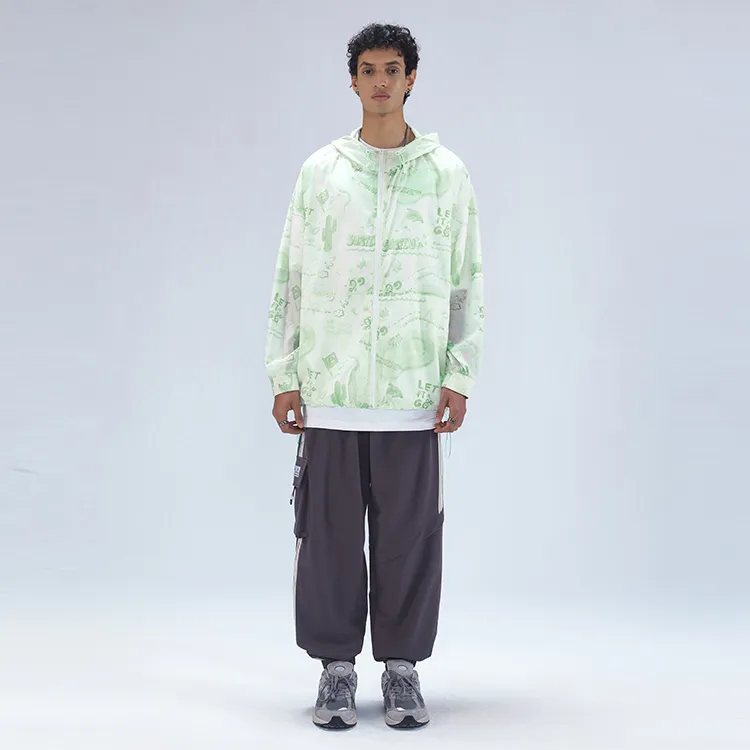 LAMLICKA Jackets Unisex Green-3