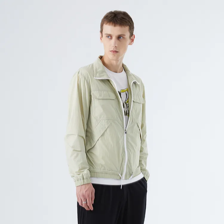 DAVID NAMAN Jackets Men Green-4