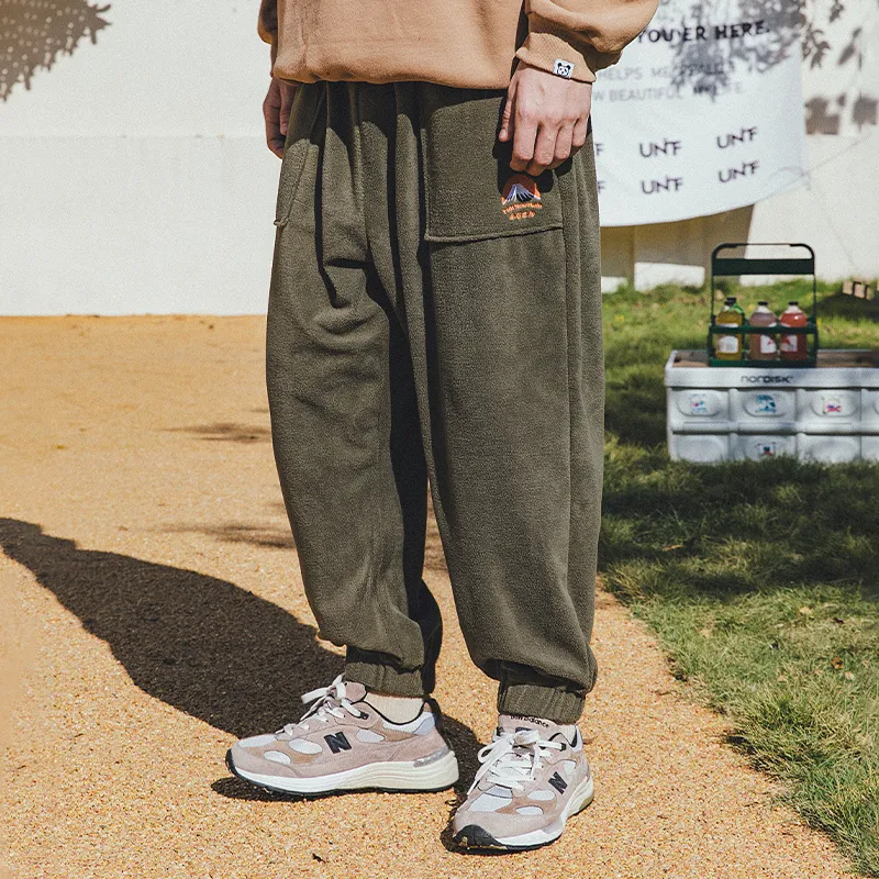WAYNEXZAVIER Thickened Casual Pants Men's-10
