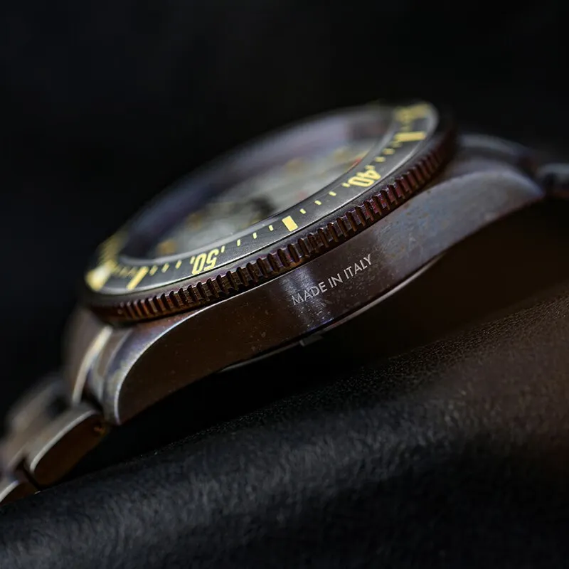 OUT OF ORDER Wrist Watch Automatic Mechanical Movement Stainless Steel Strap Gray Dial Men's Watches OOO.001 16.2.GR-4