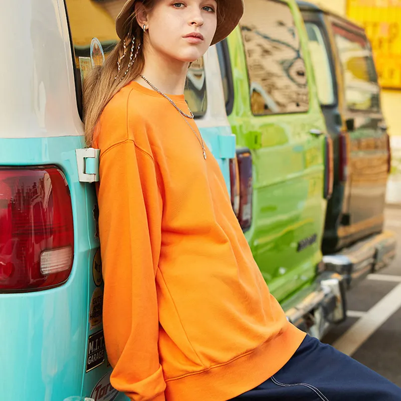 Dickies Sweatshirt Unisex Orange Red-2