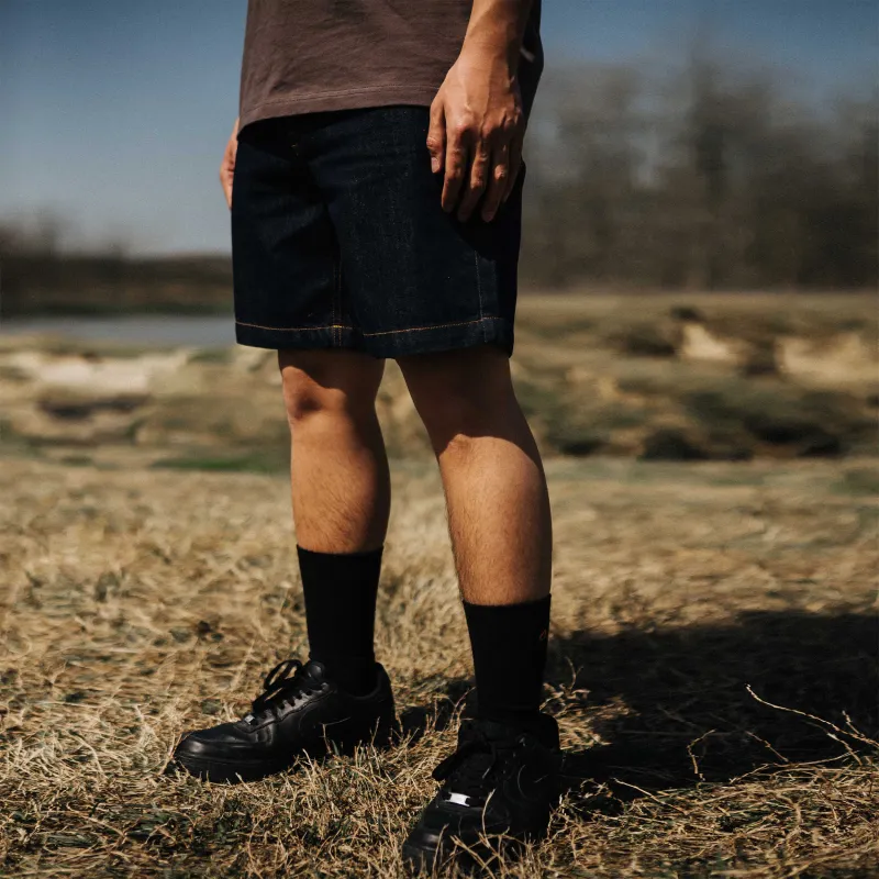 BURNIN Denim Shorts Unisex-7