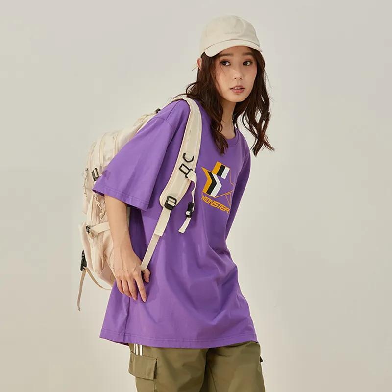 361° T Shirts Unisex Bellflower Purple-5