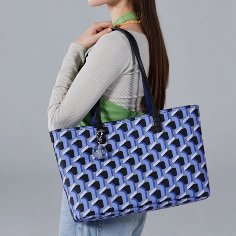 ROSA.K All Over Print Tote Bag, Shopping Bag, Handbag, Shoulder Bag Tubas Women's Multicolor-51