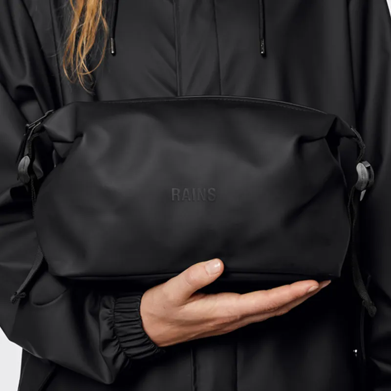 Rains Polyester Handbag Casual Bag Toiletry Bag Medium Size Unisex-1
