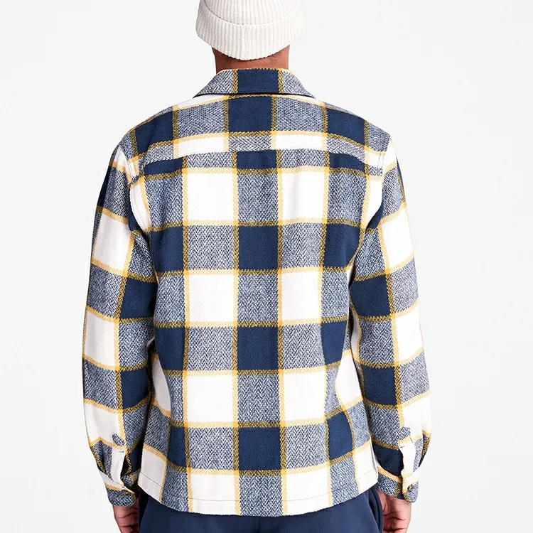 Timberland Shirt Men's Dark Sapphire Yarn Dyed Woven-3