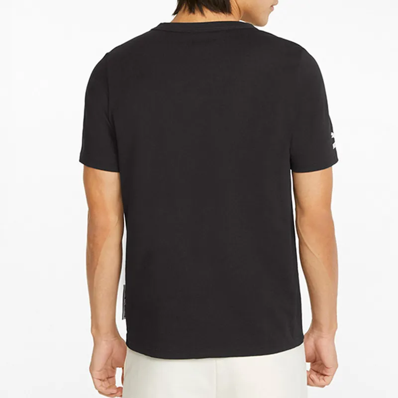 PUMA T Shirts Men Black-3