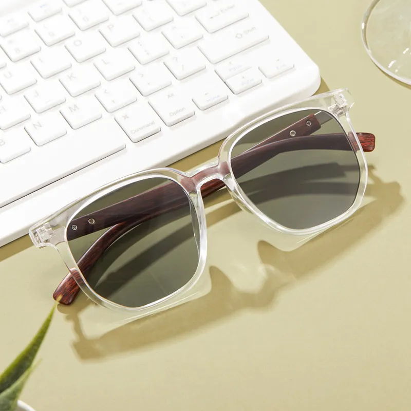 MUYKUY PC Round Sunglasses Unisex-5