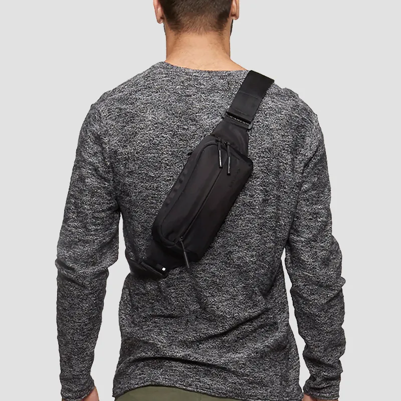 INCASE Nylon Fabric Crossbody Bag Sling Bag Fanny Pack Regular Unisex Black-1