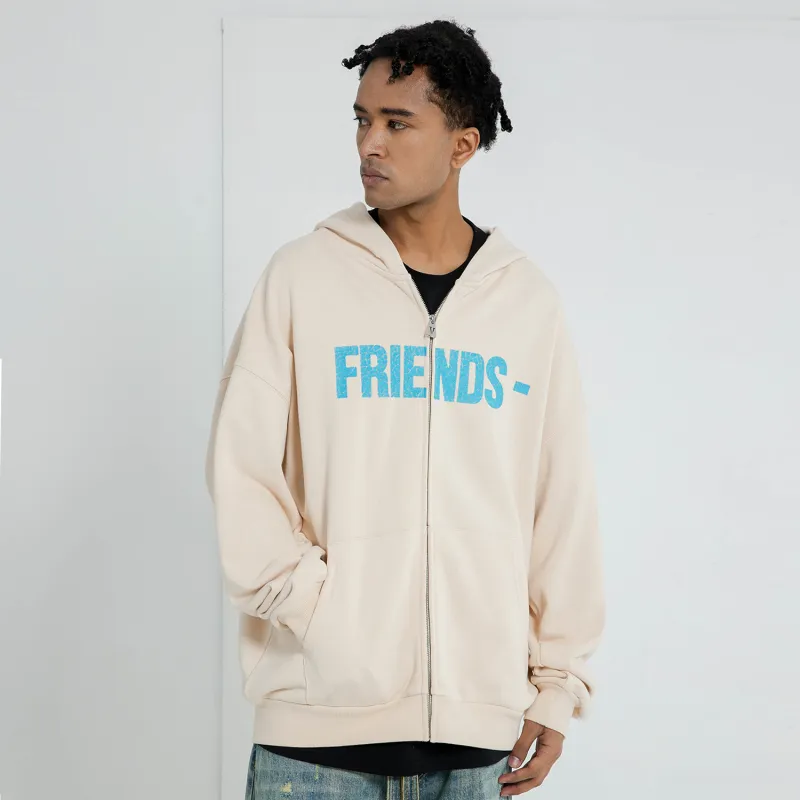 VLONE Sweatshirts Unisex Beige-2