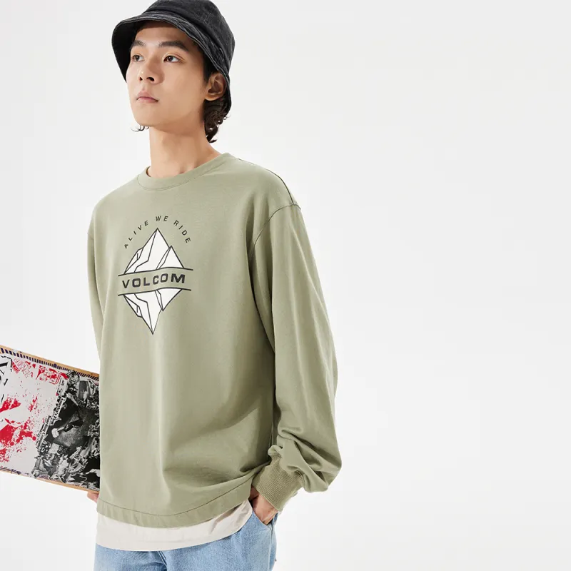 VOLCOM Sweatshirts Unisex Army Green-4