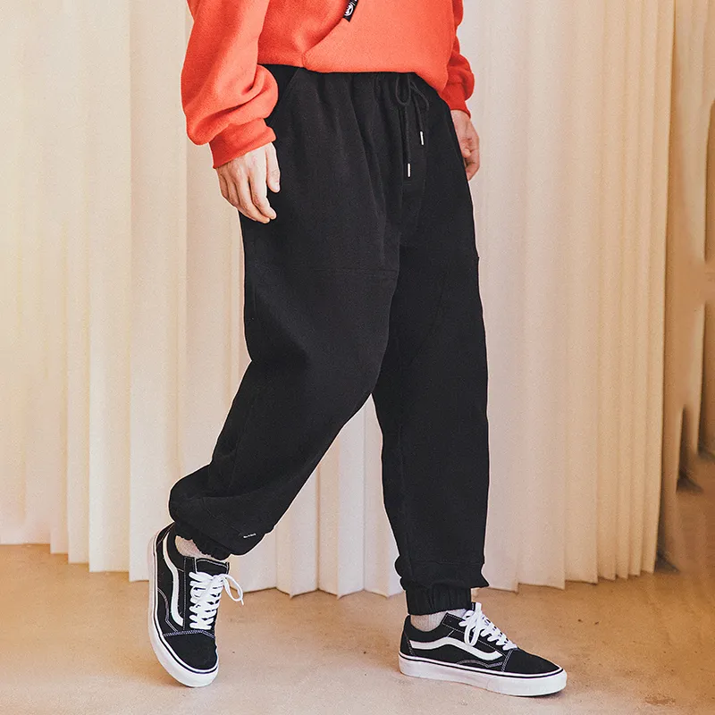WAYNEXZAVIER Cargo Pants Thickened And Fleece Lined Casual Pants Men's-9