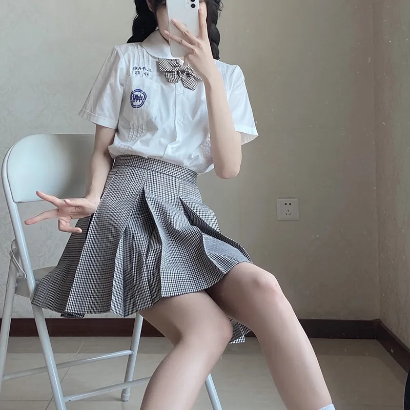 Tokyo Season Casual Short Skirts Women's Eight Box Pleated Skirt-11