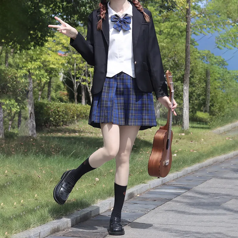 Tokyo Season Casual Short Skirts Women's Green Vine High School Plaid Skirt-3