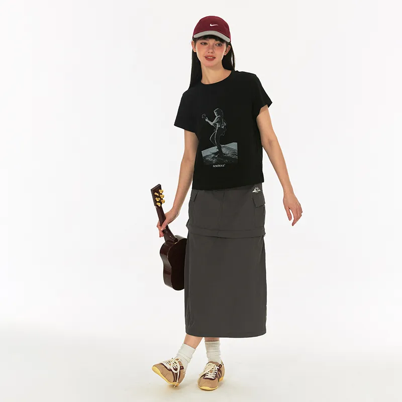 NewJnxs T Shirts Women's Black-3