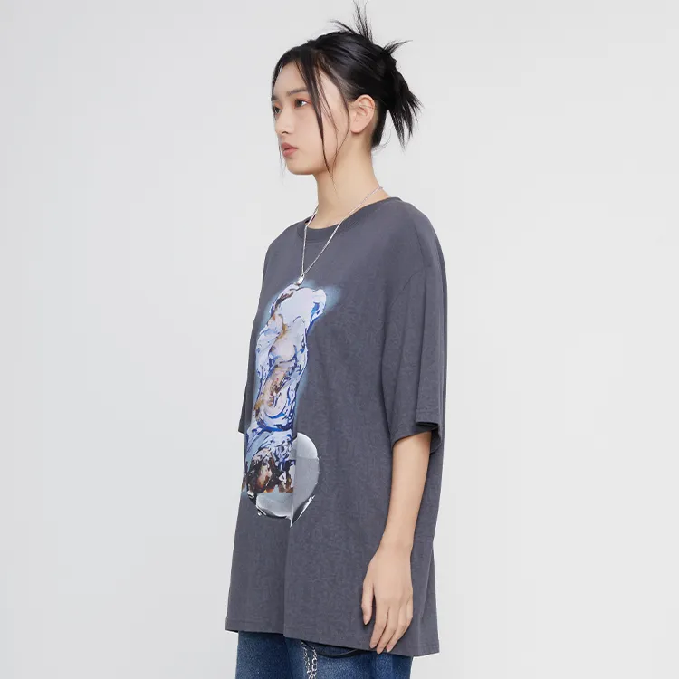 TSMLXLT T Shirts Unisex Dark Gray-4