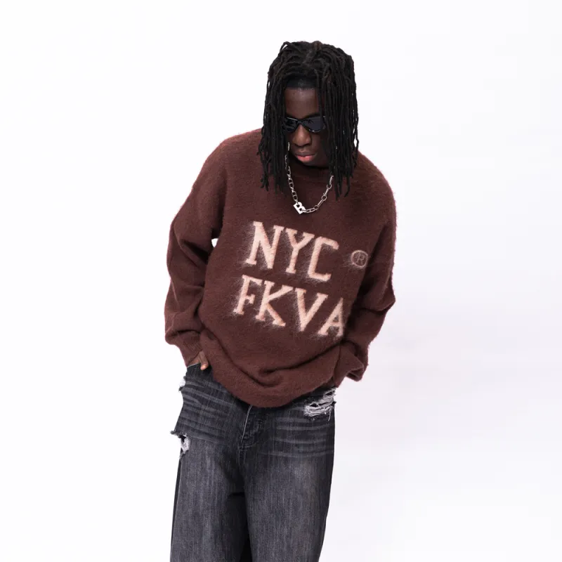 F.K.V.A Loose Fit Sweater Spring Autumn And Winter Unisex-4
