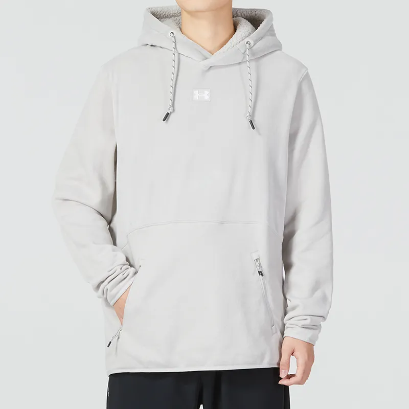 Under Armour Journey Sweatshirts Men Gray White-3