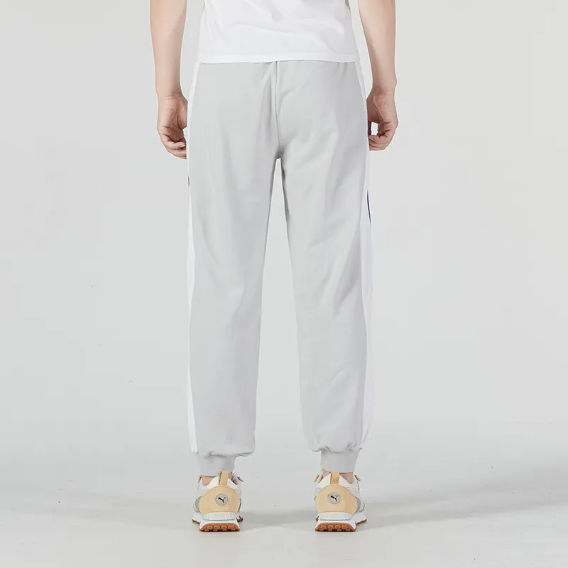 PUMA Knitted Sweatpants Men's Light Gray-3
