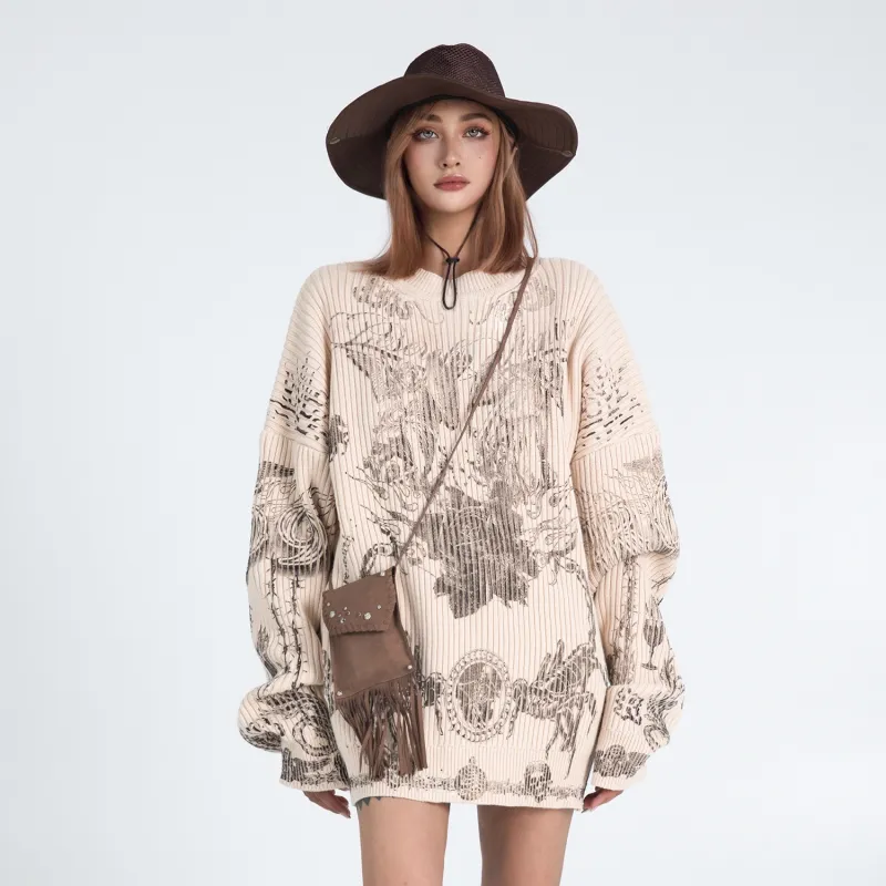 R69 Sweaters Unisex Khaki-2