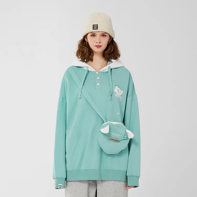 LAMLICKA Sweatshirts Unisex Green-2