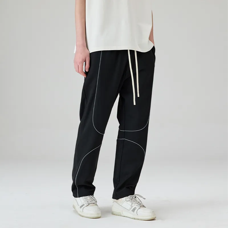 CLIMAX VISION Knitted Sweatpants Unisex Black-2